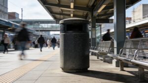 Heavy-Duty Concrete Garbage Cans for High-Traffic Locations