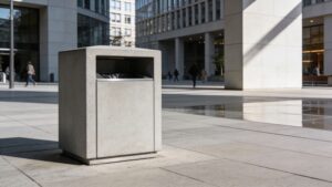How to Choose a Concrete Trash Bin for Public Spaces