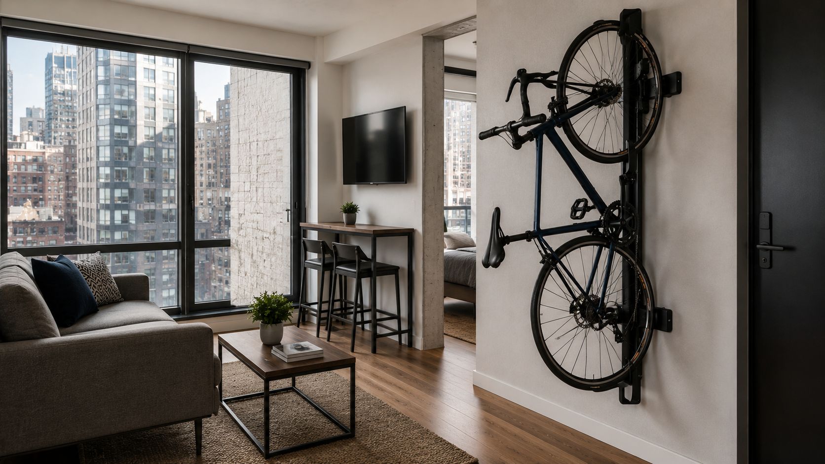 How Vertical Bike Racks Save Space in Urban Areas