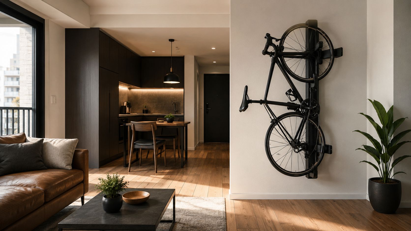Vertical Bike Racks for Apartments and Small Spaces
