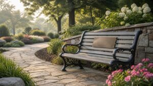 Custom Commemorative Park Benches: Design & Plaque Tips outdoor bench featured image