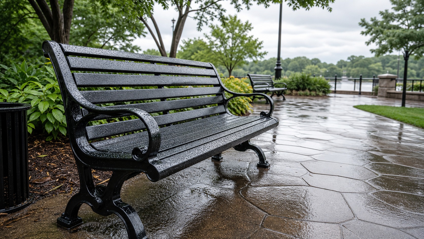 Top Slip-Resistant Park Benches for Wet Climates outdoor bench featured image