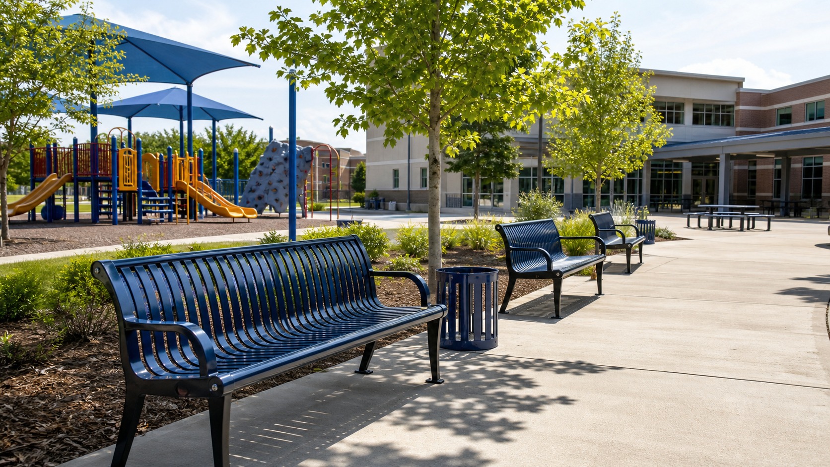 Top 10 Park Benches for Schools, Playgrounds, and Campuses outdoor bench featured image