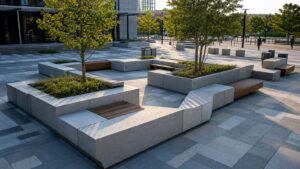 Urban Design Trends: Modular Park Benches and Seating Walls outdoor bench featured image