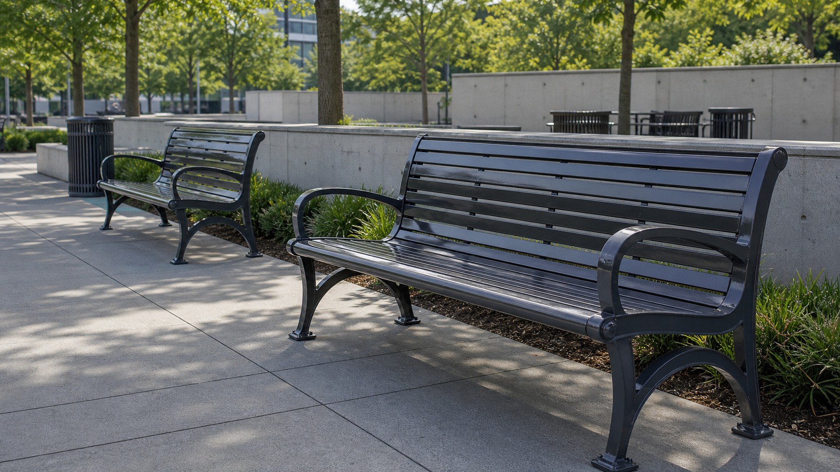 Top 10 Benches with Anti-Graffiti Coatings and Protective Finishes outdoor bench featured image