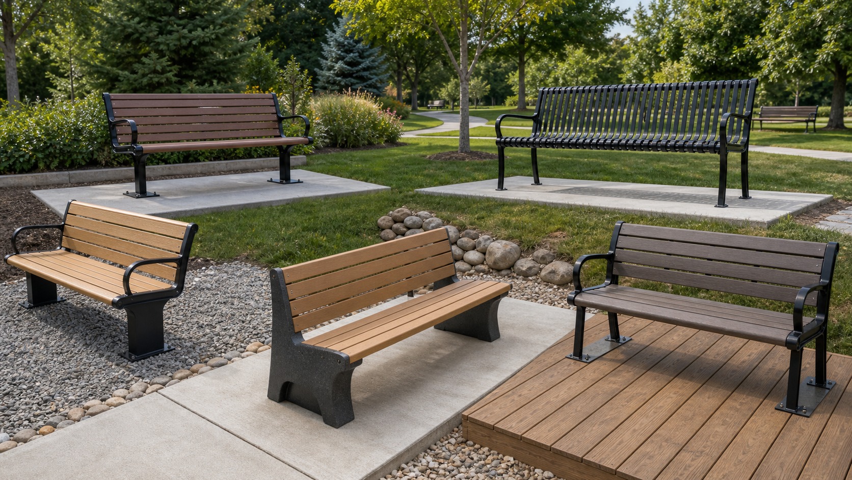 Top 10 Park Bench Installation Methods and Recommended Benches outdoor bench featured image