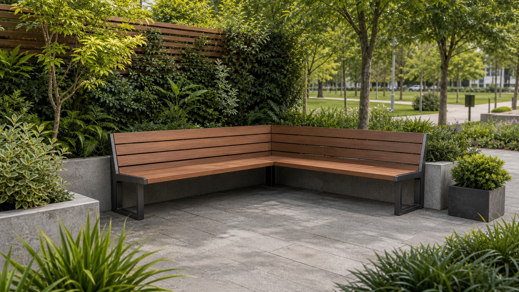 Top 10 Space-Optimized Corner Benches for Patios and Parks outdoor bench featured image